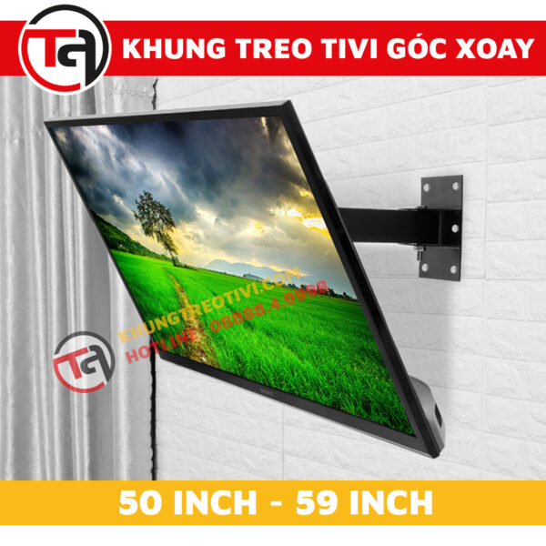 Khung Treo Tivi Góc Xoay Tâm Việt Từ 50 Inch Đến 59 Inch X55-4