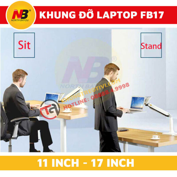 Khung Đỡ Laptop Nhập Khẩu NB-FB17-6