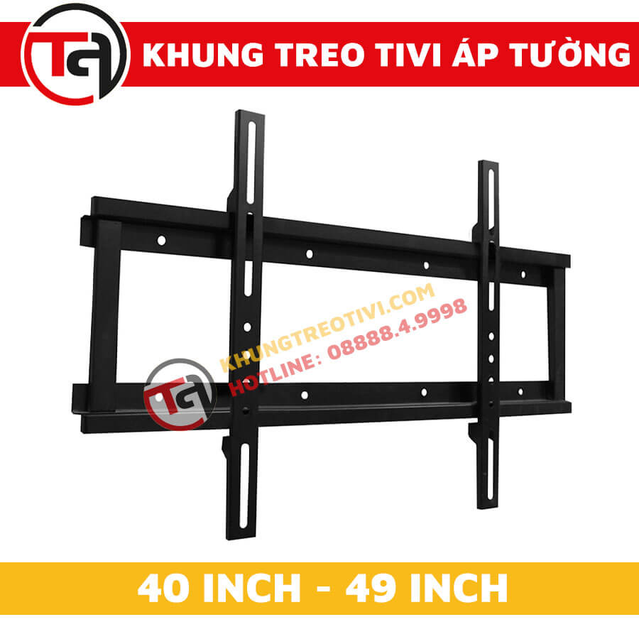 Bán Và Lắp Đặt Giá Treo Tivi Áp Tường 40 inch - Khung Treo TV Tâm Việt